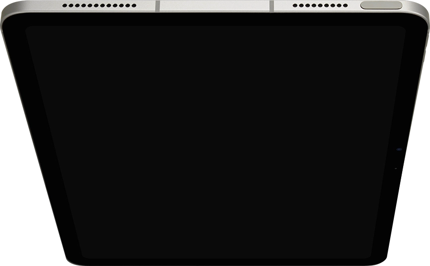 Press the Top key to turn on your tablet