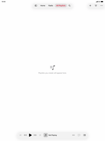 Press the iPad icon.