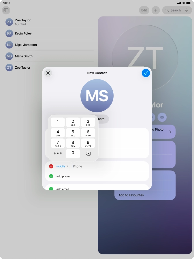 Press Phone and key in the required phone number.