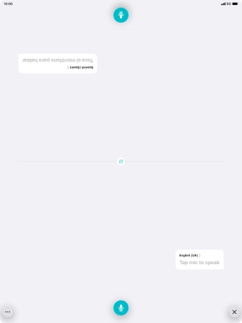 Press the end icon to end two-way view.