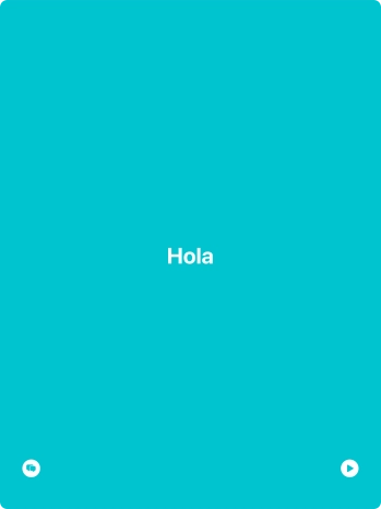 Press the split view icon to go back to display of both languages.