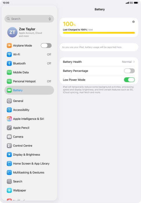 Slide your finger upwards starting from the bottom of the screen to return to the home screen.