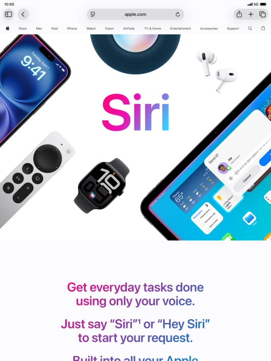 Slide your finger upwards starting from the bottom of the screen to return to the home screen.