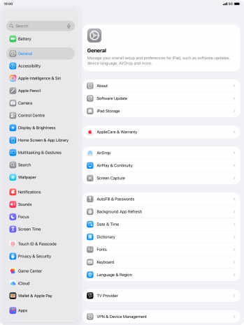 Press Display & Brightness.
