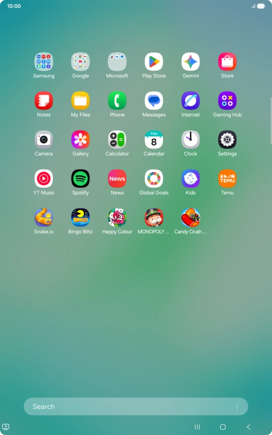 Press Gemini. If prompted, follow the instructions on the screen to turn on the function.