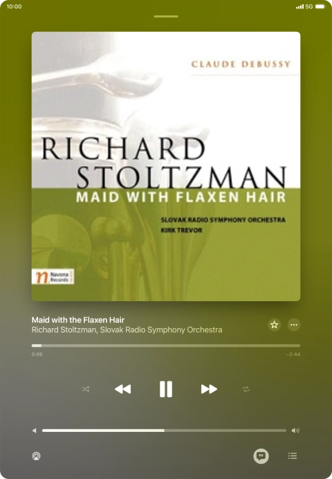 Press arrow right to go to the next audio file.