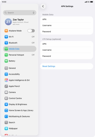 Press APN and key in wap.vodafone.co.uk.