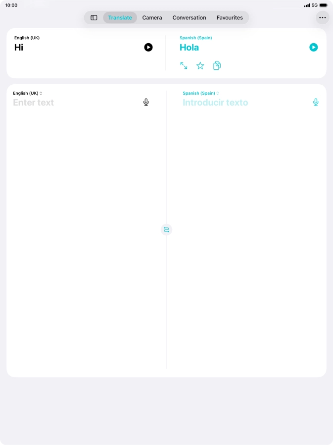 Press the screen size icon.