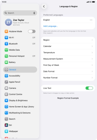Press Add Language....