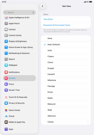 Press the required message tones to hear them.