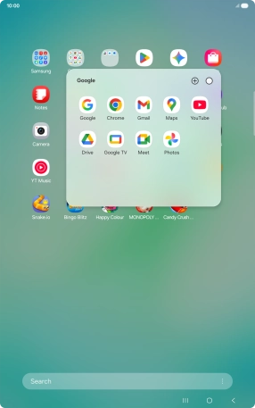 Open YouTube and go to the required video.