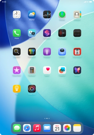 To add an application to Dock, press and hold the required application and drag it downwards to the left side of Dock.