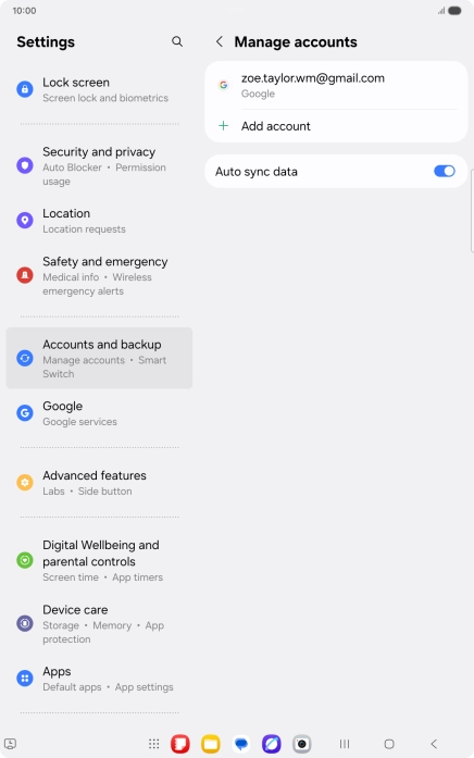 Press the Home key to return to the home screen.