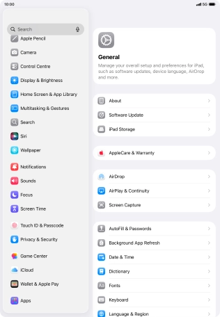 Press Touch ID & Passcode.