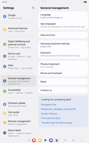 Press Date and time.