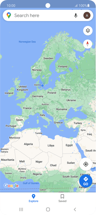 google maps on samsung active 2
