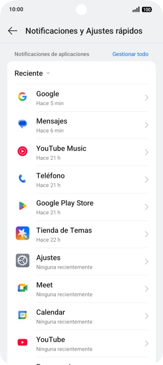 Pulsa Gestionar todo.