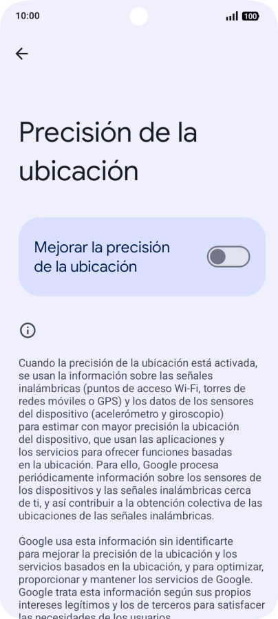 Si pulsas el indicador junto a 