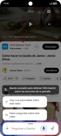 Pulsa Hacer preguntas sobre este vídeo.