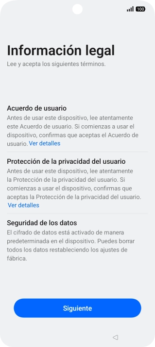 Pulsa Siguiente.
