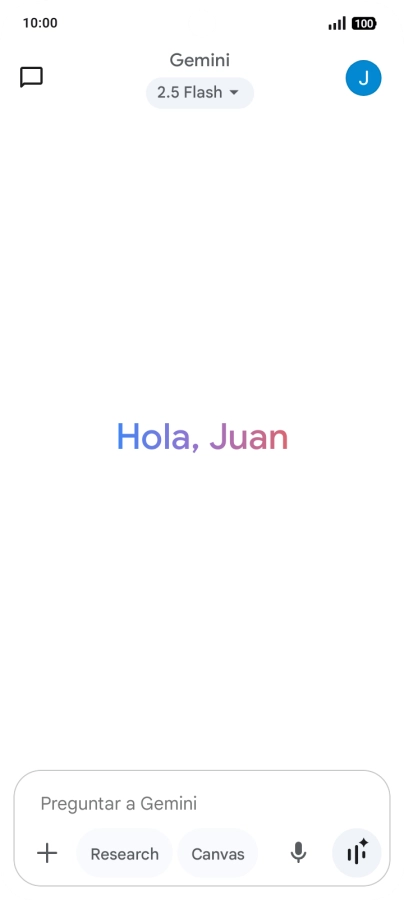 Pulsa el icono de perfil.