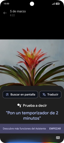 Pulsa Buscar en pantalla y espera a que aparezcan los resultados de búsqueda.