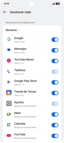 Pulsa la lista desplegable.