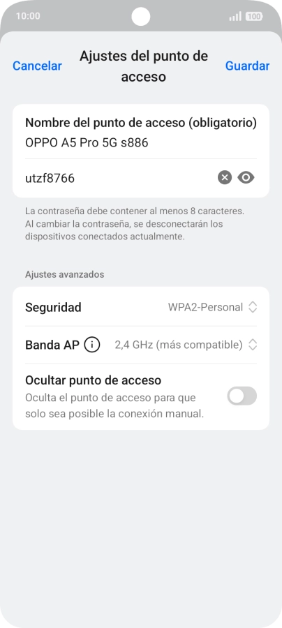 Pulsa en el campo bajo 