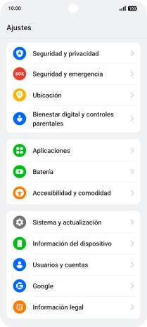 Pulsa Batería.