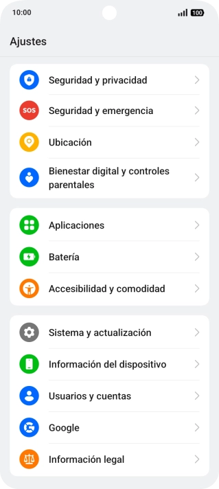 Pulsa Batería.