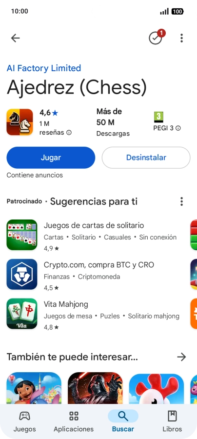 Desliza el dedo hacia arriba desde la parte inferior de la pantalla para terminar y volver a la pantalla de inicio.