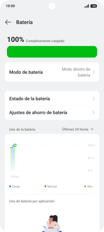 Desliza el dedo hacia arriba desde la parte inferior de la pantalla para terminar y volver a la pantalla de inicio.