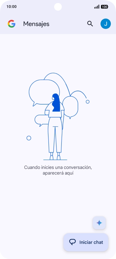 Pulsa el icono de perfil.
