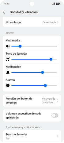 Pulsa Tono de llamada.