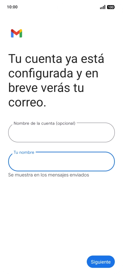 Pulsa Siguiente.