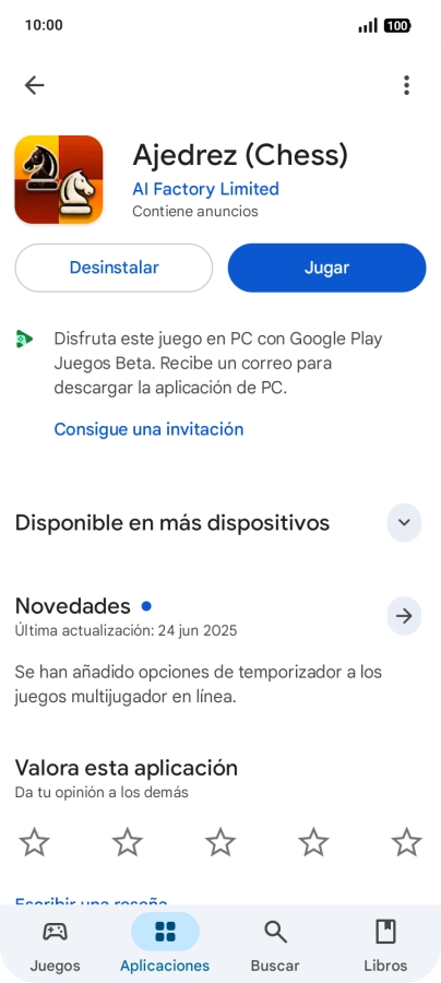 Pulsa Desinstalar.