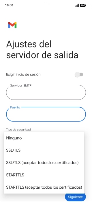 Pulsa SSL/TLS.