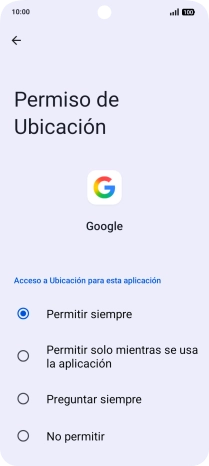 Pulsa el ajuste deseado.