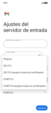 Pulsa SSL/TLS.