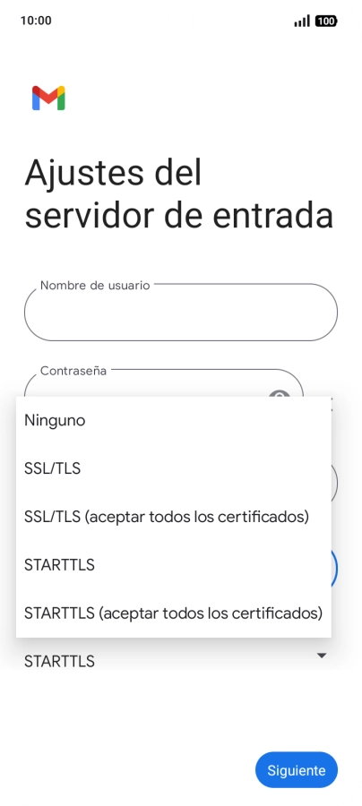 Pulsa SSL/TLS.