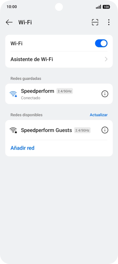 Desliza el dedo hacia arriba desde la parte inferior de la pantalla para terminar y volver a la pantalla de inicio.