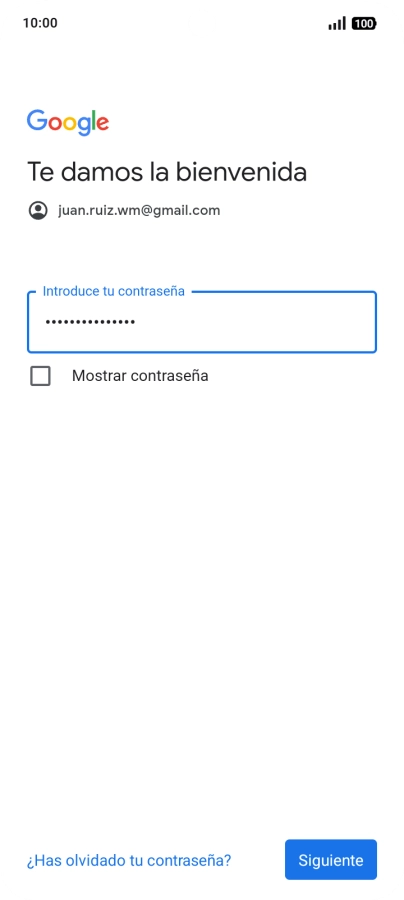 Pulsa Siguiente.