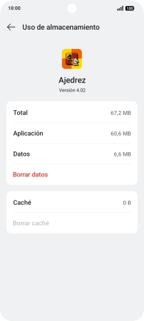 Desliza el dedo hacia arriba desde la parte inferior de la pantalla para terminar y volver a la pantalla de inicio.