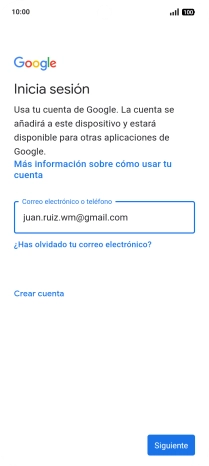 Pulsa Siguiente.