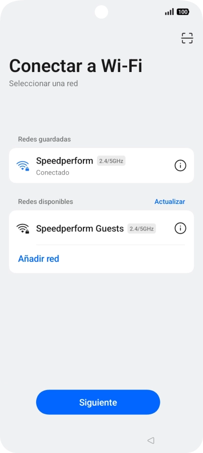 Pulsa Siguiente.