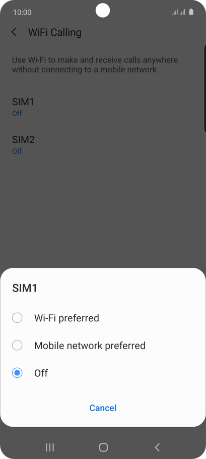 samsung a71 wifi calling