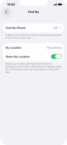 Press Find My iPhone.