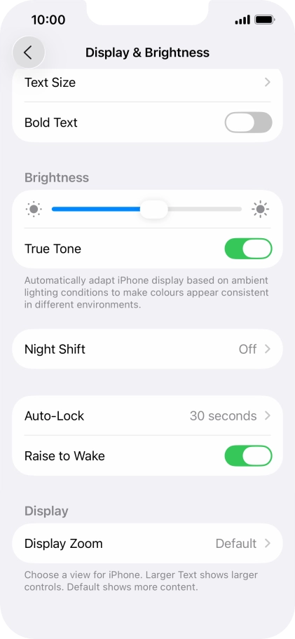 Press Auto-Lock.
