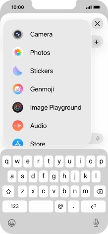 Press Genmoji.