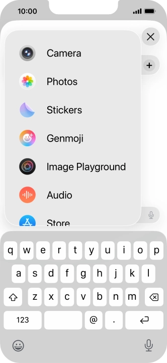 Press Genmoji.